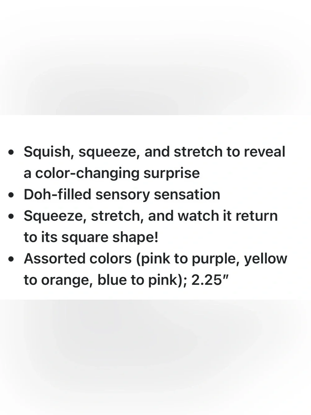 SCHYLLING NEEDOH COLOR CHANGE CUBE BRIGHT BLUE SQUEEZE TOY TRENDING!! NIB